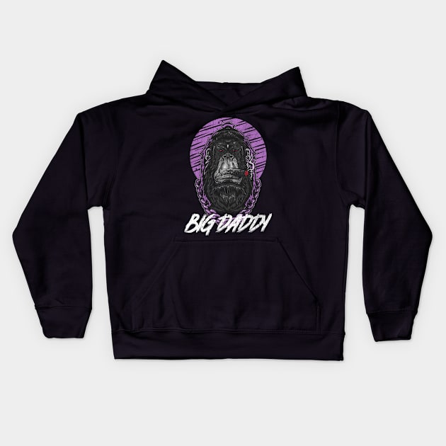 Big Daddy - Hiphop/Trap music Kids Hoodie by WizardingWorld